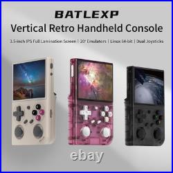 G350 Retro Handheld Game Console, 3.5 Inch IPS Screen Linux System Built-in 64G