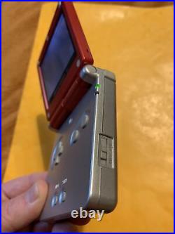 Game Boy Advance SP Limited Edition Mario Ed Fully Tested GBA Rare Retro