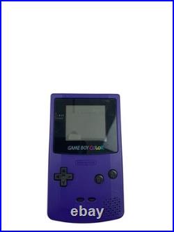 Game Boy Color CGB-001 & Game Bundle x 5 TESTED WORKING Retro Video Games