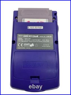 Game Boy Color CGB-001 & Game Bundle x 5 TESTED WORKING Retro Video Games