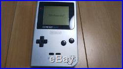 Game Boy Gameboy GB Light Silver Console Nintendo working games retro