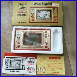 Game & Watch Mickey Mouse Nintendo Donald Japan Screen 1981 And Retro Wide cz164