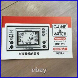 Game & Watch Mickey Mouse Nintendo Donald Japan Screen 1981 And Retro Wide cz164