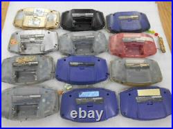 Gameboy Advance Lot of 12 Junk for parts GBA Nintendo console retro game FS JP