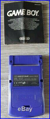 Gameboy Color Purple. With Pokemon Games Bundle. VGC. Retro. Gaming. GENUINE