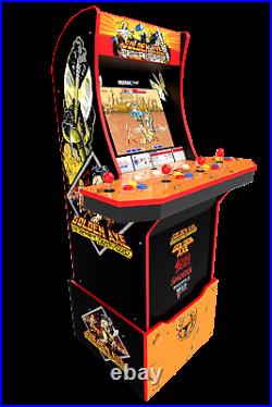 Golden Axe Arcade 1up Retro Cabinet Video Game Riser 5 Games In 1 Lit Marquee