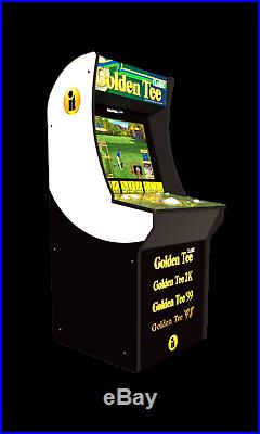 Golden Tee Retro Golf Video Game Arcade 1 UP Machine with Riser Arcade1UP Cabinet