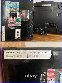 Goldstar 3do Console Cib Games Lot Fz Panasonic Lg Sanyo Alive Retro Gex M2
