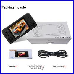 HOT RG351M Video Game Console Retro Handheld Pocket 2000 Games Player (Black)-UK