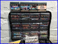 HUGE Atari Lynx Lot 16 GAMES Console Plus Accessories Great Retro