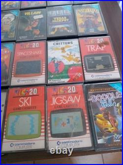 HUGE Commodore Vic 20 Console System & 34 Games Bundle Rare Retro Gaming