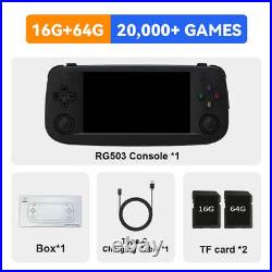 Handheld Game Console 4.95 Inch OLED Screen Anbernic RG503 Retro Video Game Cons