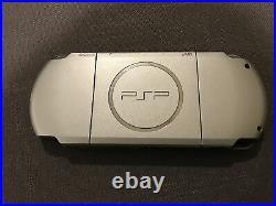 Huge Sony Psp 3003 Mystic Silver Bundle, Boxed, 37 Games Plus 1600+ Retro Games