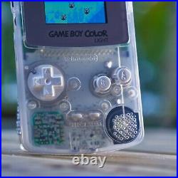 IPS V2 Custom Nintendo Game Boy Color LIGHT Clear Retro Edition + FREE Game