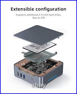 Intel N100 GK3V Pro 256GB SSD +2TB HDD Mini Super PC Retro Video Game console