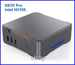 Intel N100 GK3V Pro 256GB SSD +2TB SSD Mini Super PC Retro Video Game console