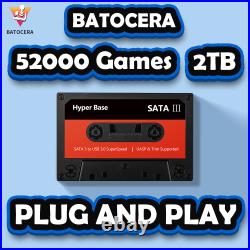 JMachen 2TB/500GB Batocera Hard Drive Built-in 48000 Retro Games Emulation