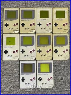Lot of 10 Gameboy Junk for parts As Is GB Nintendo console DMG-001 retro bulk