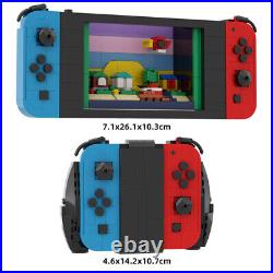 MOC Creative Retro Portable Console Handheld Game Building Blocks Model Toys