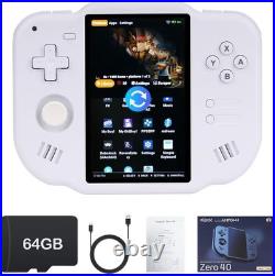 Magicx Zero 40 Retro Hand Game Console with 4 Inch Touchscreen White 4300mAh Uk Magicx Zero 40 Retro Hand Game Console with 4 Inch Touchscreen White 4300mAh Uk