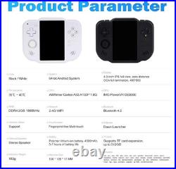 Magicx Zero 40 Retro Hand Game Console with 4 Inch Touchscreen White 4300mAh Uk Magicx Zero 40 Retro Hand Game Console with 4 Inch Touchscreen White 4300mAh Uk