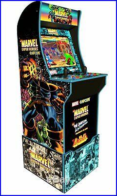 Marvel Superheroes Retro Arcade 1UP Machine Arcade1UP /Riser Video Game Cabinet