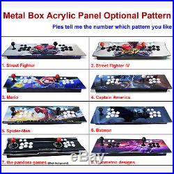 Metal 3160 Games Pandora Box 9S Double Sticks Retro Arcade Console Machine 60 3D