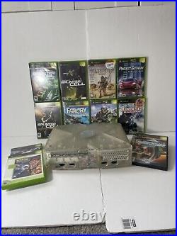 Microsoft Crystal Clear Xbox Console Bundle & 11 Games Bundle Vgc Retro Gaming