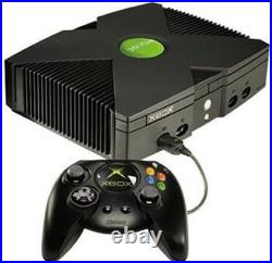Microsoft Xbox Video Game Retro Console Black + GAMES BUNDLE