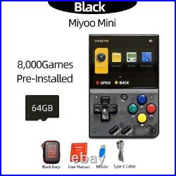 Miyoo Mini New Black Color 2.8Inch OCA Screen Retro Video Game Console Full Fit