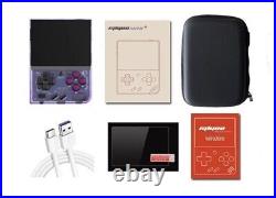 Miyoo Mini Plus + Retro Game Console Mini Handheld 128gb + Case & Film (purple)