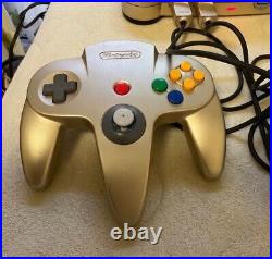 N64 Clear Gold Console complete collectors item retro game Japan Nintendo64
