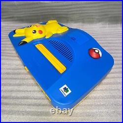 N64 Pikachu Blue console Openbox HDMI limited Nintendo 64 retro game pokemon