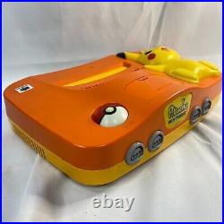 N64 Pikachu Orange console JP version system Pokemon Nintendo Fedex retro game