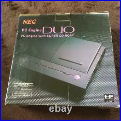 NEC PC-Engine DUO Turbo Duo Console System PI-TG8 retro game Used +3 softwares