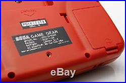 NEW SEGA Game Gear Console Rare HGG-3215 RED Tested Japan Retro NIB MINT