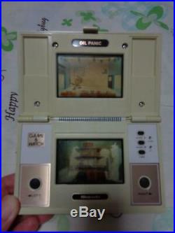 NINTENDO GAME & WATCH OIL PANIC GAME AND WATCH Retro Game device Used Tested