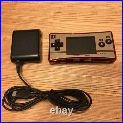 NINTENDO GameBoy Micro 20th Anniversary Edition Famicom Retro Video Game Charger
