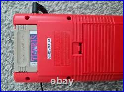 NINTENDO ORIGINAL GAME BOY RED RETRO VINTAGE GENUINE WITH Tetris & super mario