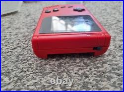 NINTENDO ORIGINAL GAME BOY RED RETRO VINTAGE GENUINE WITH Tetris & super mario