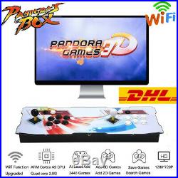 New Pandora Box 9s 2448 in 1 Retro Video 3D Games 2 Stick Arcade Console WIFI