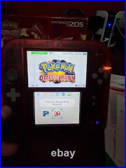 Nintendo 2ds Pokemon Omega Boxed With Pokemon X Also Built In. Retro Gaming