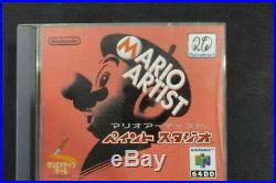 Nintendo 64 64DD Mario Artist Japanese 4 Games set Console Retro Game Rare