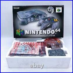 Nintendo 64 Clear Black Console 1999 N64 Rare Retro Game Japan FASTSHIP