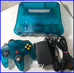 Nintendo 64 Console System Clear Blue Controller Limited 1999 Retro Video Game