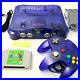 Nintendo-64-N64-Console-system-Midnight-Blue-Very-good-retro-game-Fedex-01-rgv