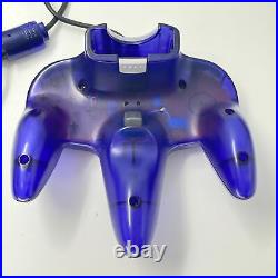 Nintendo 64 N64 Console system Midnight Blue Very good retro game Fedex