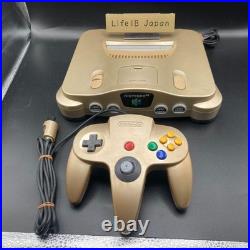 Nintendo 64 N64 Gold Console Set Limited Edition Retro Gaming System Nintendo 64 N64 Gold Console Set Limited Edition Retro Gaming System