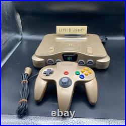 Nintendo 64 N64 Gold Console Set Limited Edition Retro Gaming System Nintendo 64 N64 Gold Console Set Limited Edition Retro Gaming System
