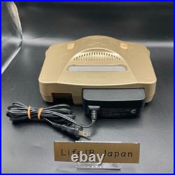 Nintendo 64 N64 Gold Console Set Limited Edition Retro Gaming System Nintendo 64 N64 Gold Console Set Limited Edition Retro Gaming System